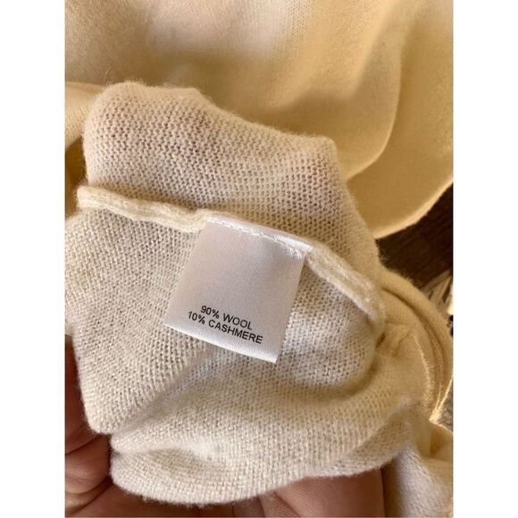 Michelle Mason Tie-front Wool And Cashmere-blend Sweater Women’s Size Medium - Picture 7 of 10